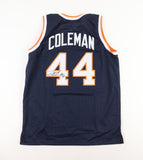 Derrick Coleman Signed Syracuse Black Jersey (JSA COA) #1 Pick 1990 New Jersey