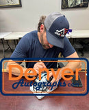 Jared Allen Autographed Carolina Panthers Mini Helmet BAS 40109