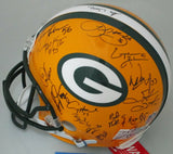 Packers SB XXXI TEAM Signed Authentic Helmet AUTO w/ 32+ Sigs BRETT FAVRE + JSA