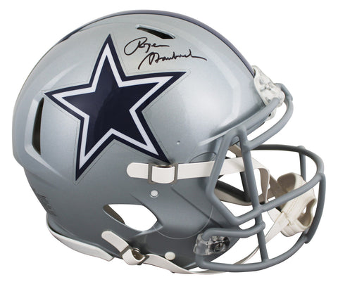 Cowboys Roger Staubach Signed Full Size Speed Proline Helmet BAS Witnessed