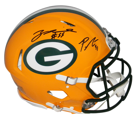 PRESTON & ZA'DARIUS SMITH SIGNED GREEN BAY PACKERS F/S AUTHENTIC SPEED HELMET