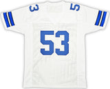 DALLAS COWBOYS MARK STEPNOSKI AUTOGRAPHED WHITE JERSEY BECKETT BAS QR 215776