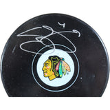 Seth Jones Autographed/Signed Chicago Blackhawks Logo Puck Fanatics 53825