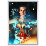 Gal Gadot Autographed Ann Bembi 2020 Wonder Woman 84 13x19 Metallic Photo