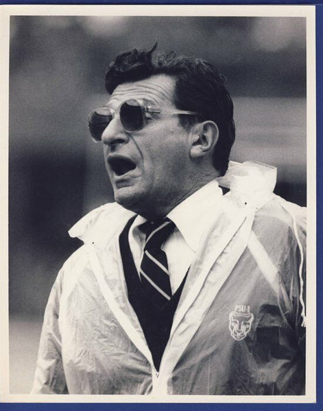 Joe Paterno Penn State 1985 wire 8x10 photo 119761