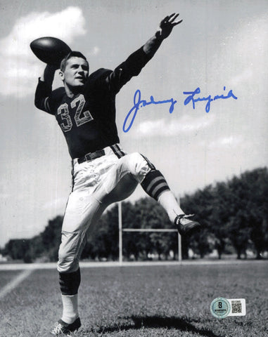 Johnny Lujack Autographed Signed 8x10 Photo Notre Dame Beckett QR #BS12865