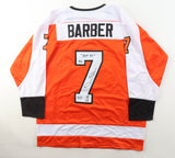 Bill Barber Signed Philadelphia Flyers Jersey "HOF 90" & "SCC 74 & 75" (Beckett)