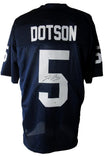 Jahan Dotson Penn State Autographed Football Jersey JSA 204905