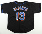 Edgardo Alfonzo Signed New York Mets Jersey (JSA) 2000 MLB All Star 3rd Baseman