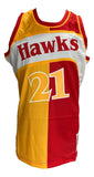 Dominique Wilkins Signed Atlanta Hawks M&N 1986-87 HWC Swingman Jersey JSA