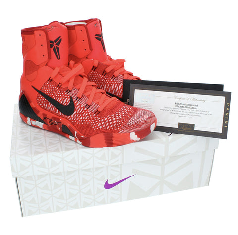 Kobe Bryant Autographed Nike Elite IX "Christmas Day 2024" Shoes Panini