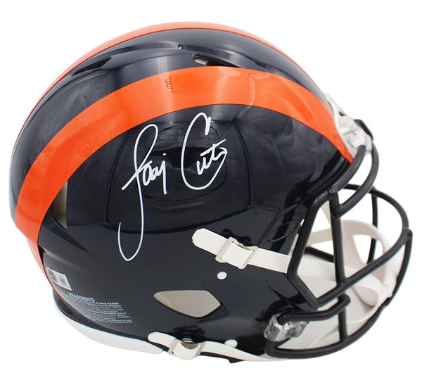Jay Cutler Signed Chicago Bears Speed Authentic Tribute NFL Helmet