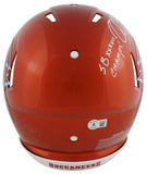 Buccaneers Mike Alstott "3x Insc" Signed Flash F/S Speed Proline Helmet BAS Wit