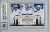 Dorsett White Staubach Signed 08 Donruss Dynasty Threads 10auto Slab BAS 57125