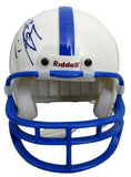 Dwight Freeney HOF Signed/Autographed Colts Mini Football Helmet JSA 213114