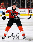 Matvei Michkov in Action Philadelphia Flyers Autographed 11x14 Hockey Photo PSA