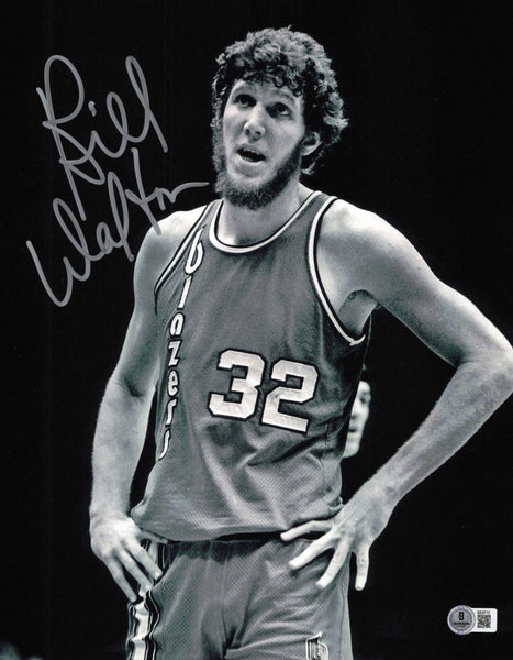 Bill Walton Autographed 11x14 Photo Portland Trail Blazers Beckett QR #SB30713