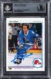 Nordiques Guy Lafleur Authentic Signed 1990 Upper Deck #162 Card BAS Slabbed
