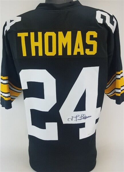 J T Thomas Signed Pittsburgh Steelers Jersey (TSE COA) 4xSuper Bowl Champion D.B