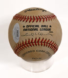 Tommy John Autographed Official National League Baseball JSA COA