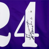 Claude Makelele Signed Real Madrid Away Soccer Jersey #24 with Beckett COA