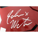 John Mateer Autographed Oklahoma Sooners Speedflex Helmet Boomer Beckett W 58315