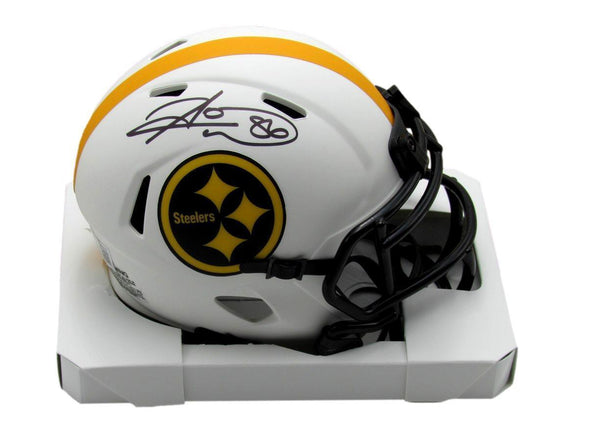 Hines Ward Autographed Lunar Eclipse Mini Helmet Steelers Beckett 180987