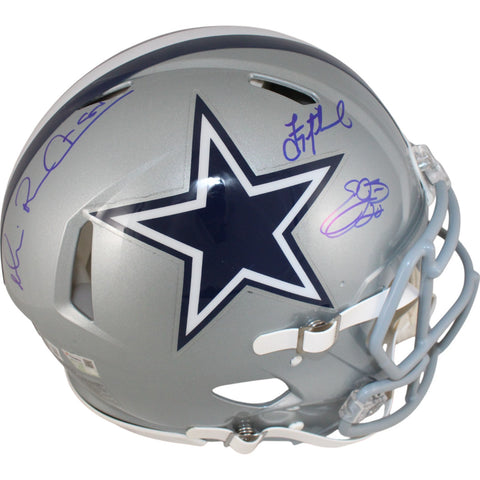 Dallas Cowboys Autographed Authentic Helmet Aikman Emmitt Irvin Beckett 50311