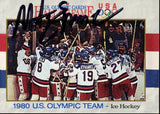 Mike Eruzione Signed 1991 Impel #71 1980 U.S. Olympic Hockey Team JSA 188321