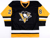 Ian Cole Signed Penguins Jersey (TSE COA) 18th Overall Pick 2007 NHL Draft