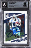 Cowboys Emmitt Smith Authentic Signed 2021 Donruss Optic #25 Card BAS Slabbed