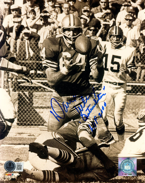 Dave Wilcox Signed San Francisco 49ers 8x10 Photo HOF Beckett 45667