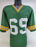 David Bakhtiari Signed Packers Jersey (Beckett) Green Bay 3xPro Bowl O.T.ackle