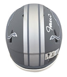 Lions Jameson Williams Signed Slate Speed Mini Helmet W/ Case BAS Witnessed
