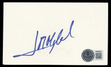 Jose Maria Olazabal Authentic Signed 3x5 Index Card Autographed BAS #BT03524