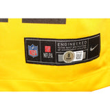 Jack Sawyer Autographed Pittsburgh Steelers Nike Gold XL Jersey Beckett 56957