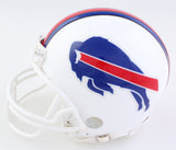 Andre Reed Signed Buffalo Bills Riddell Mini Helmet (Beckett) HOF Wide Receiver