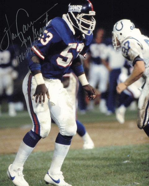 Harry Carson Autographed Signed 8x10 Photo New York Giants SKU #245757