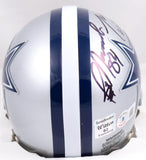 Jay Novacek Jason Witten Autographed Dallas Cowboys Mini Helmet- Beckett W Holo