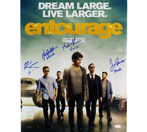 Multi-Signed Entourage Unframed 16x20 Photo - Dream Large - With Inscriptions