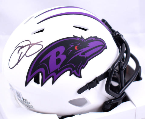Odell Beckham Jr. Signed Baltimore Ravens Lunar Speed Mini Helmet-Beckett W Holo