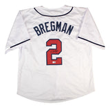 Alex Bregman USA Signed White Baseball Jersey BAS