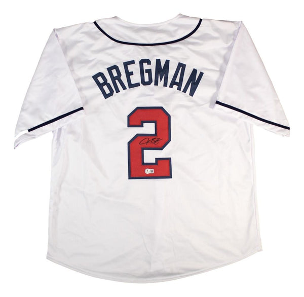 Alex Bregman USA Signed White Baseball Jersey BAS