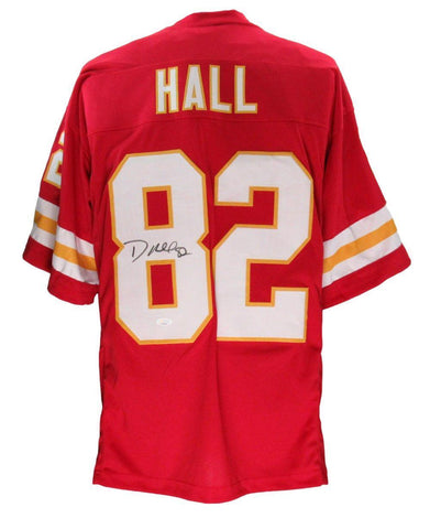 Dante Hall Signed/Autographed Red Custom Football Jersey KC Chiefs JSA 193585