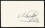 Monica Seles Tennis Authentic Signed 3x5 Index Card Autographed BAS #BM58657