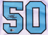 Tyler Hansbrough Signed North Carolina Tar Heels Jersey (Beckett) 2009 Pacers Pk