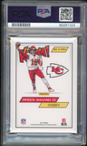 2018 Panini Absolute KABOOM! #K-PMA Patrick Mahomes Auto PSA 8/10 NEAR MINT