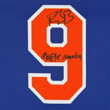 RJ Barrett Knicks Signed Blue Diamond Swingman Jersey w/"Maple Mamba" Insc