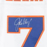John Elway Denver Broncos Autographed Mitchell & Ness White Replica Jersey