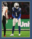 Ahmad "Sauce" Gardner Signed Indianapolis Colts 35"x 43" Framed Jersey (Beckett)